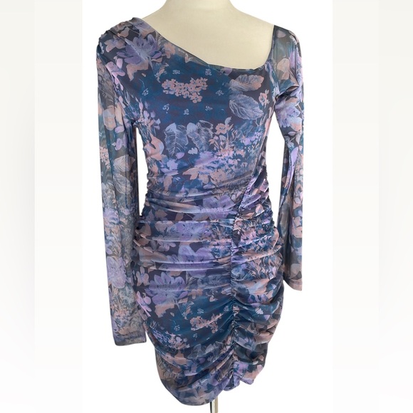 NWT-Free People "Chloe" Midnight Combo floral dress - Picture 5 of 9